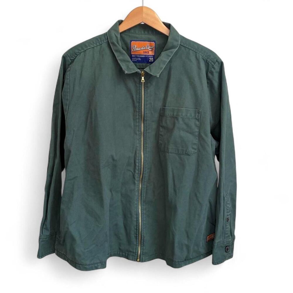 Peau de Loup Eisenhower Zip Up Jacket Workwear Men’s 20 Grunge Preppy